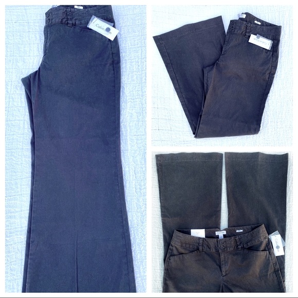 NWT Calvin Klein “The Riley” High Rise Waist Flare Leg Dress Jeans Slacks Pants - Picture 11 of 16